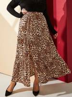  Leopard Long Women Plus Clothing 9645