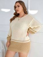 Long Sleeve Multicolor Casual Women Plus Clothing 8244