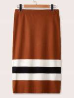   Midi Plus Size Sweater Skirts 7358