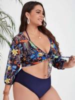  Multicolor Boho Plus Size Tankinis 896