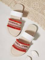 Tribal  Embroidery Women Sandals 7329