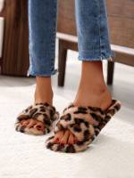 Multicolor Leopard Fashionable Women Slippers 3293