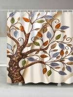   Multicolor Shower Curtains  Liners 9514