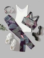  Scoop Neck  Women Active Sets 930