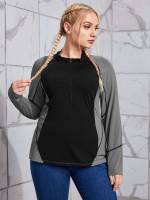 Colorblock Regular Long Sleeve Sports 8560