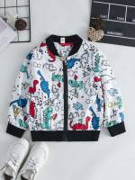  Baseball Collar Multicolor Long Sleeve Kids Clothing 4874