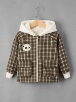 Embroidery Hooded Multicolor Casual Toddler Boys Clothing 9994