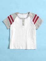 Regular Fit Multicolor Casual Toddler Boy T-Shirts 9187