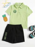  Pocket Short Sleeve Toddler Boys Clothing 217