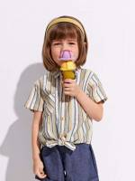  Regular Short Sleeve Casual Kids Clothing 502