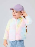 Hooded Regular Fit Regular Glamorous Toddler Girl Faux Fur Coats 8308