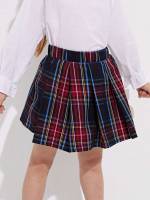 Preppy Tartan Short Kids Clothing 6603