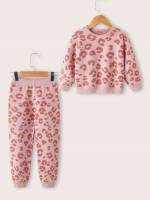  Leopard Casual Kids Clothing 3338