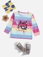  Letter Casual Long Sleeve Kids Clothing 3198