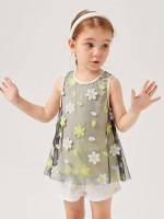  Multicolor Regular Toddler Girl Tank Tops  Camis 9724