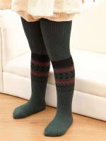  Geometric Multicolor Kids Socks  Tights 7122