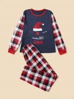 Round Neck Christmas Cute Underwear  Sleepwear 8995