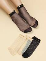   Plain Women Socks  Hosiery 318