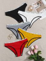   Multicolor Plus Size Panties 1385