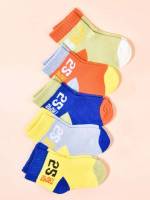  Multicolor Colorblock Kids Socks  Tights 6002