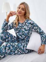  Casual Floral Women Sleep  Lounge 3561