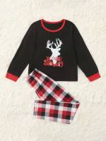 Round Neck Long Sleeve Cute Underwear  Sleepwear 5664