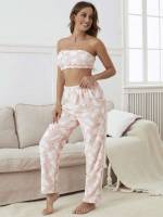 Multicolor Cute Strapless Underwear  Sleepwear 5483