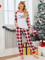 Multicolor Cute Long Sleeve Women Sleep  Lounge 5092