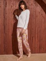 Floral  Casual Women Sleepwear 40