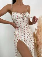  Ditsy Floral Knot Women Sleepwear 8140