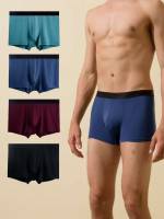 Multicolor Casual Colorblock Men Underwear 4644