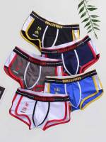 Casual  Contrast Binding Men Underwear 1283