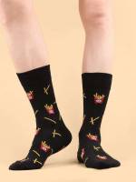 Cartoon Multicolor Men Socks 7688