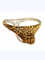 Casual Multicolor Leopard Men Underwear 9133