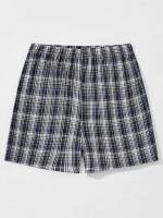 Plaid  Underwear  Sleepwear 7867