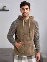 Hooded  Long Sleeve Men Loungewear Tops 3104