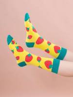 Multicolor Fruit&Vegetable  Women Socks 4917