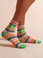  Multicolor Floral Women Socks 834