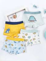 Multicolor  Striped Boys Underwear 8659