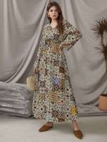  Long Sleeve Multicolor Boho Wedding  Special 176