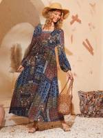  Long Sleeve Patchwork Arabian Wear 3374