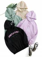 Regular Fit Multicolor Hooded Women Sweatshirts 5746