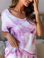  Multicolor V neck Women Tops, Blouses  Tee 2044