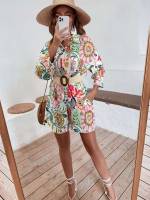  Boho Floral Multicolor Women Jumpsuits 713