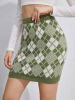  Elegant Multicolor Women Sweater Skirts 6382