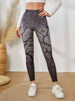 Cropped Casual  Women Leggings 249