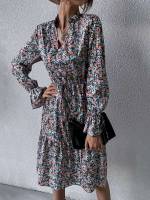  Long Sleeve Notched Boho Women Clothing 7582