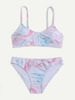  Spaghetti Strap Marble Women Swimwear 33