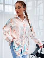 Multicolor Long Sleeve Casual Women Clothing 1047