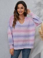  Regular V neck Women Sweaters 34